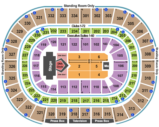 United Center Backstreet Boys Seating Chart