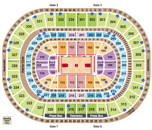 United Center Basketball Int Zone 2 Seating Chart