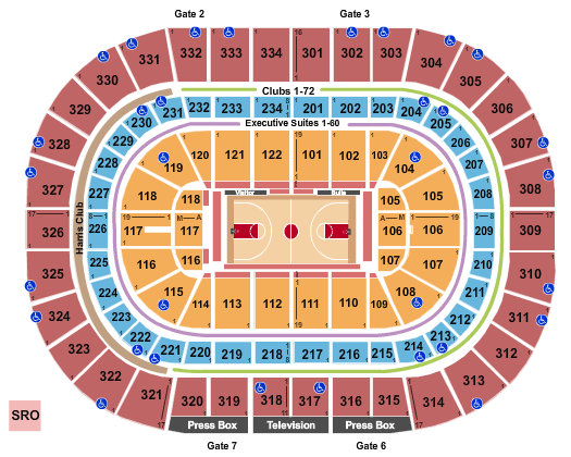 United Center Seating Chart - Chicago