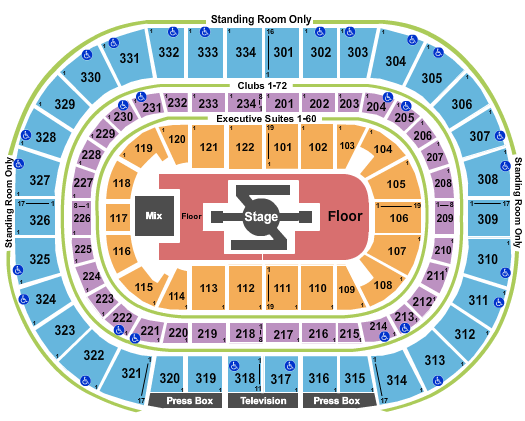 United Center Seating Chart