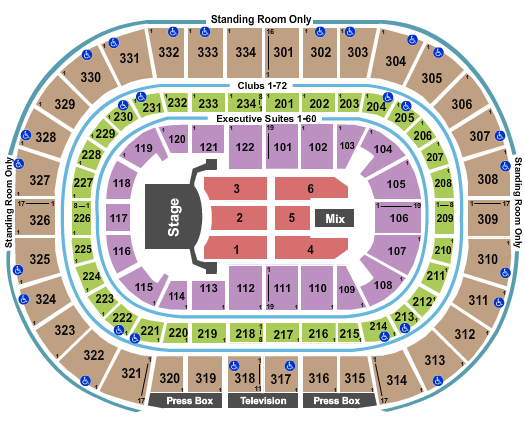 United Center Celine Dion 2019 Seating Chart