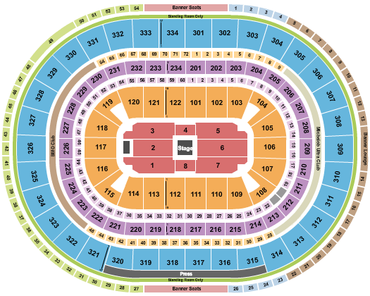 United Center Center Stage 2 Seating Chart