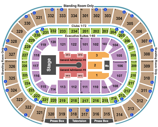 United Center Chainsmokers Seating Chart