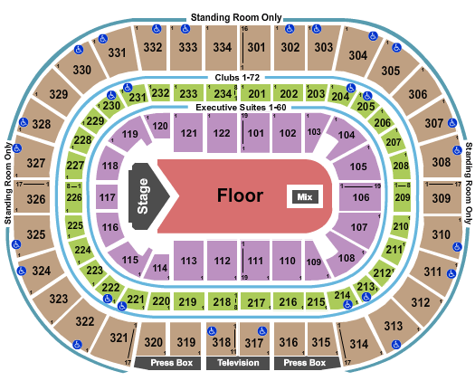 United Center Chance The Rapper seating chart - eventticketscenter.com