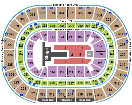 United Center Chance The Rapper Seating Chart
