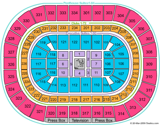 United Center Dane Cook Seating Chart