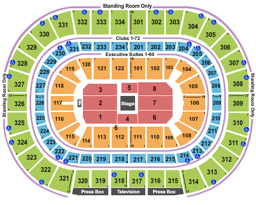 United Center Dave Chappelle Seating Chart