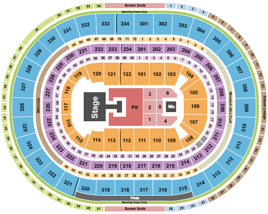 United Center Demi Lovato 1 Seating Chart