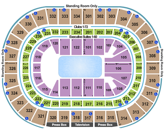 seating chart for United Center - Disney On Ice - eventticketscenter.com