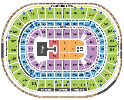 United Center Disturbed Seating Chart