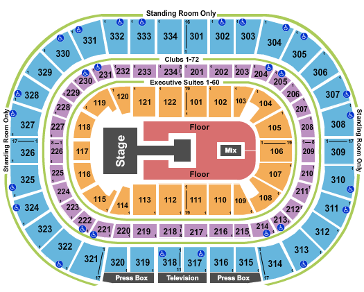 United Center Seating Chart