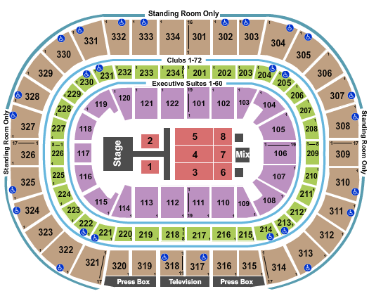 United Center Dude Perfect Seating Chart