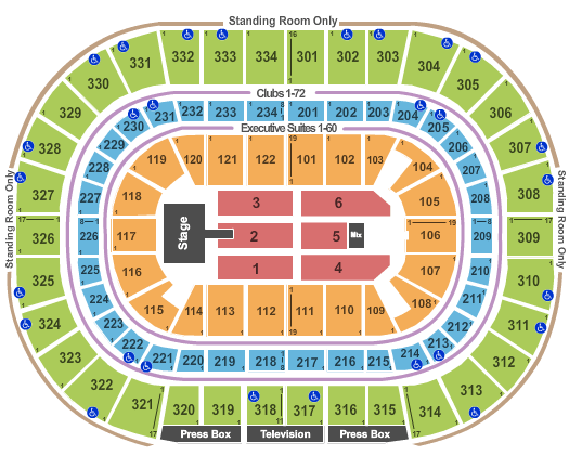 United Center Earth Wind and Fire Seating Chart