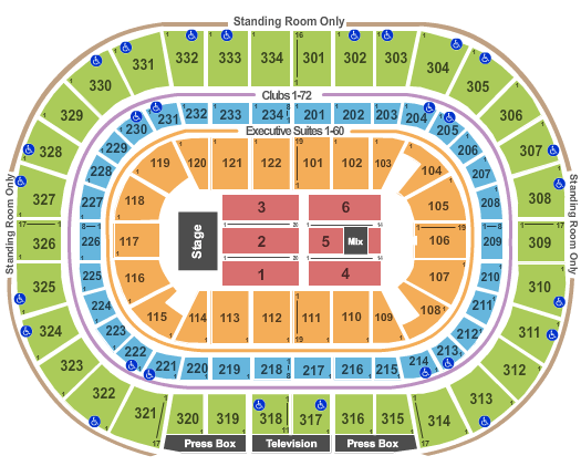 United Center Endstage 2 Seating Chart