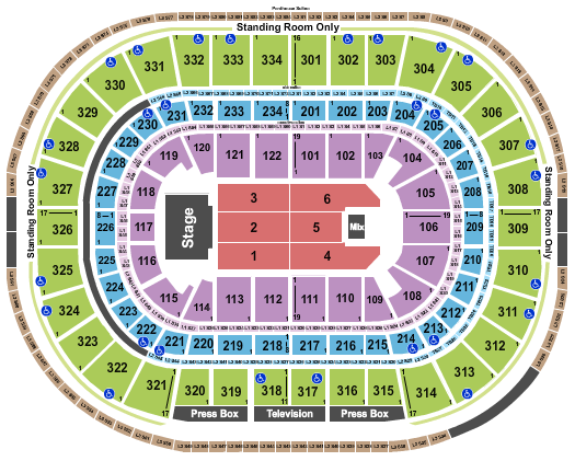Electric Light Orchestra United Center Seating Chart