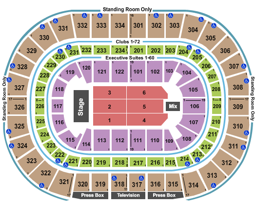 United Center Endstage 5 Seating Chart