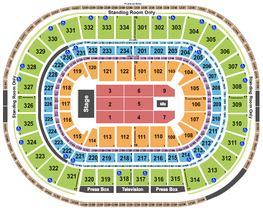 United Center Seating Chart