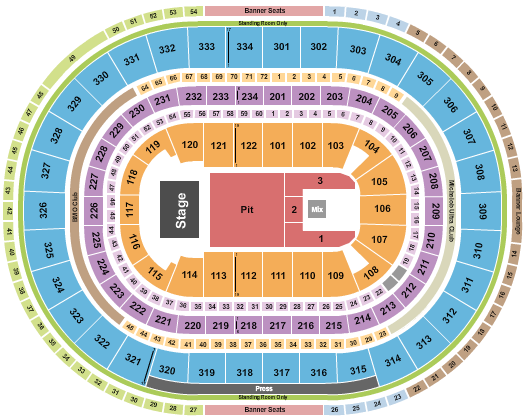 United Center Seating Chart