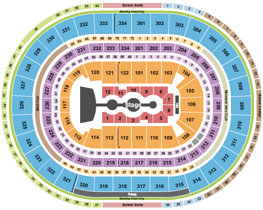 Gracie Abrams United Center Seating Chart