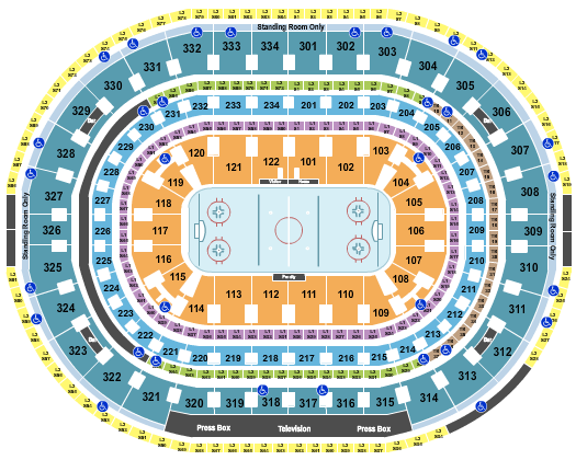 United Center Seating Charts Concerts