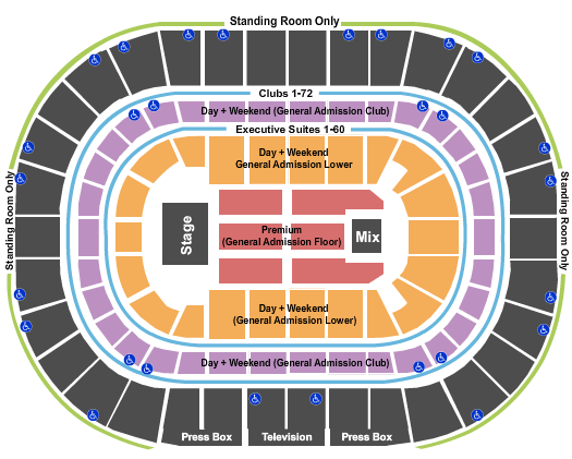 United Center Intel Extreme Masters Seating Chart