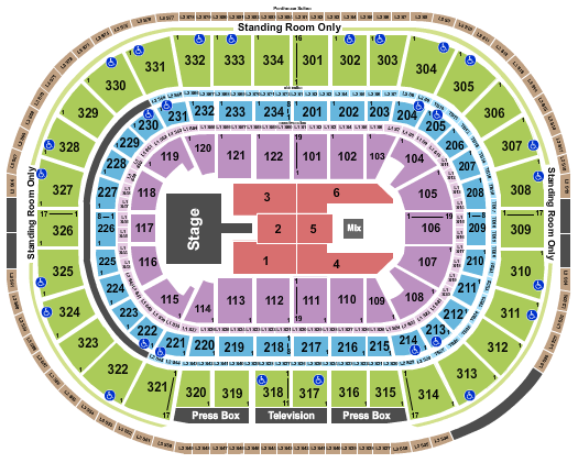 United Center Jhene Aiko Seating Chart