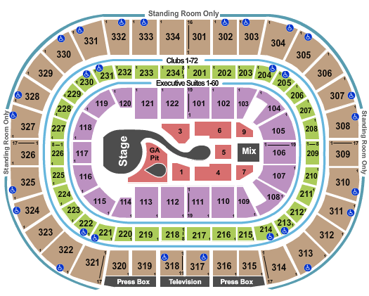 United Center Katy Perry Seating Chart