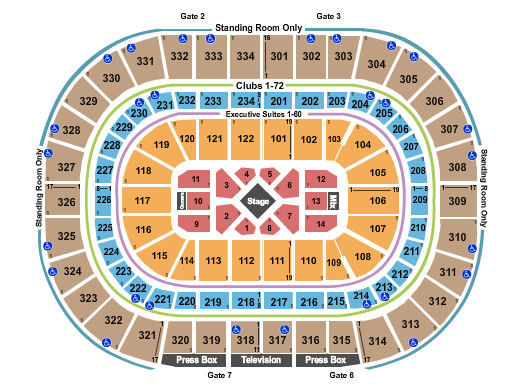 United Center Kevin Hart Seating Chart
