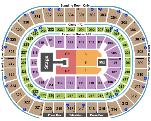 United Center Lauryn Hill Seating Chart