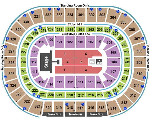 United Center Mana 2022 Seating Chart