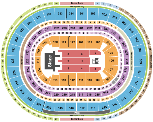 United Center Mana Seating Chart