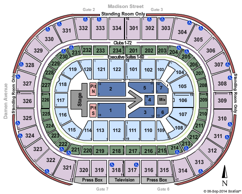 United Center Maroon 5 Seating Chart