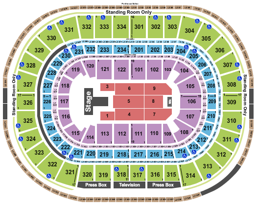 United Center Maverick City Music Seating Chart