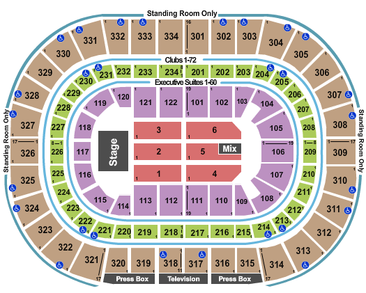 United Center Michelle Obama Seating Chart