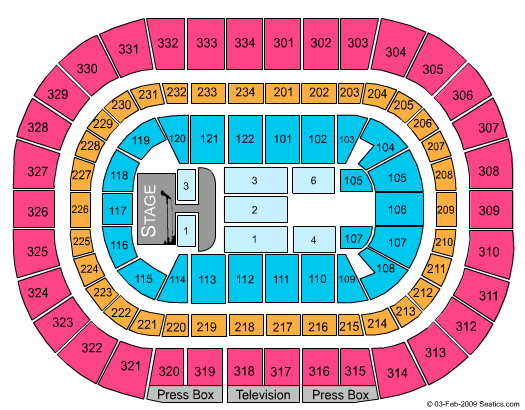 United Center Miley Cyrus Seating Chart