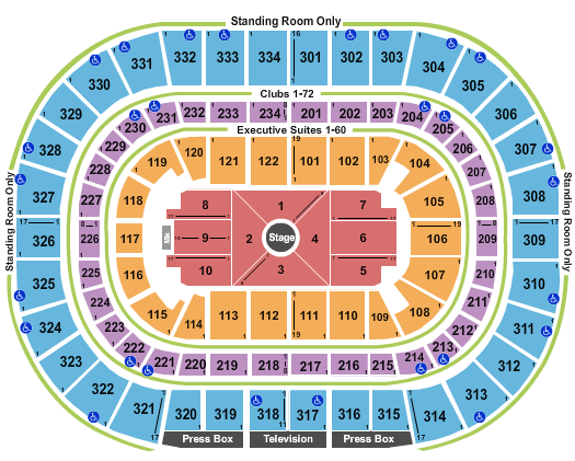 United Center Seating Chart