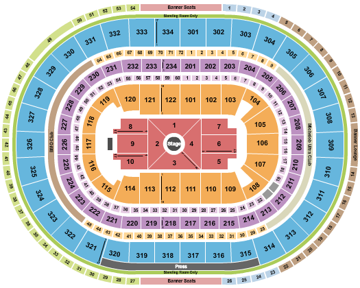 United Center Nate Bargatze Seating Chart