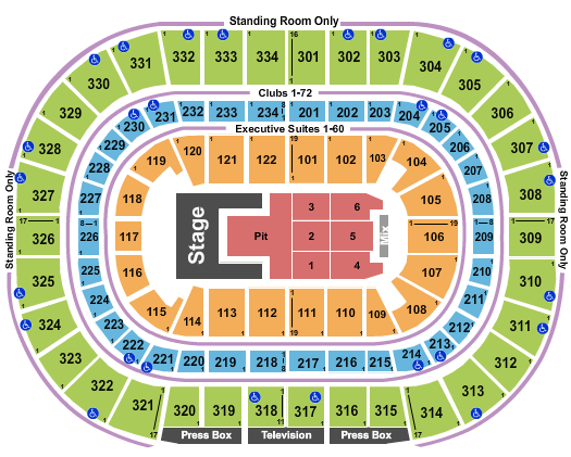 United Center Olivia Rodrigo Seating Chart