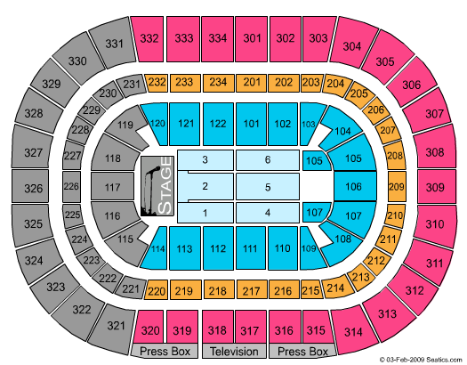 United Center Pearl Jam Seating Chart
