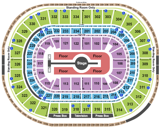 United Center Rod Wave 2024 Seating Chart