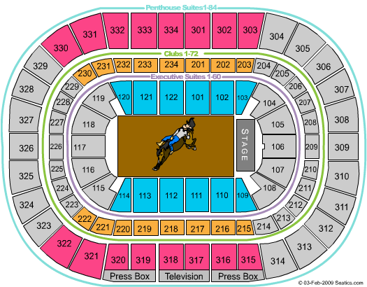 United Center Rodeo Seating Chart