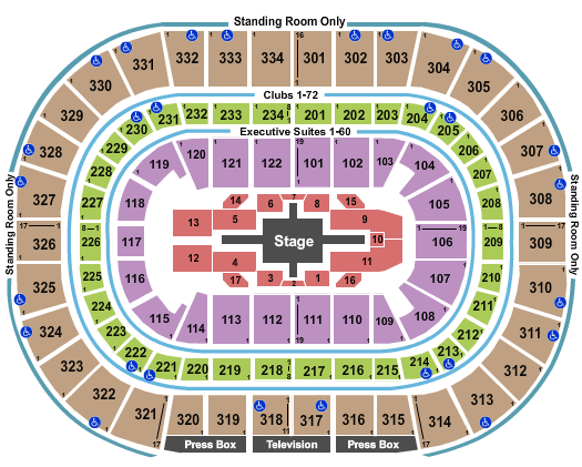 United Center Roger Waters Seating Chart