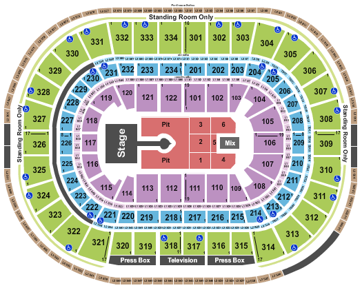 United Center Sabrina Carpenter Seating Chart