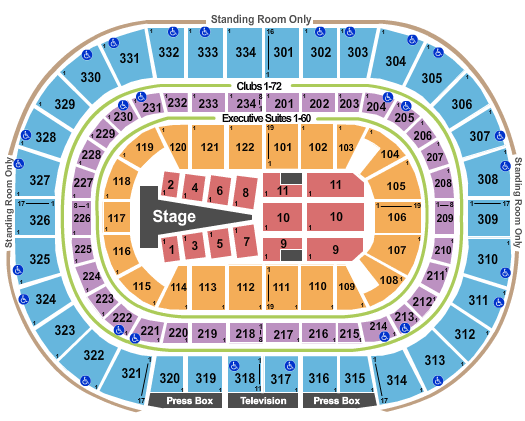 United Center Sam Smith Seating Chart