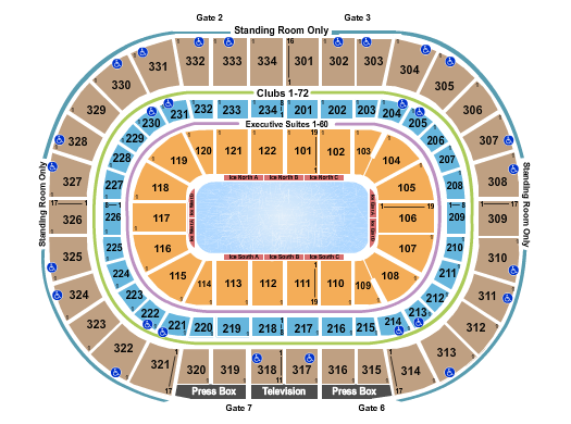 United Center Stars on Ice Seating Chart