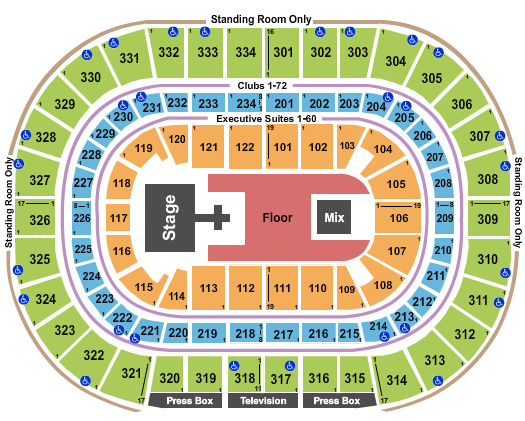 United Center Suicideboys Seating Chart