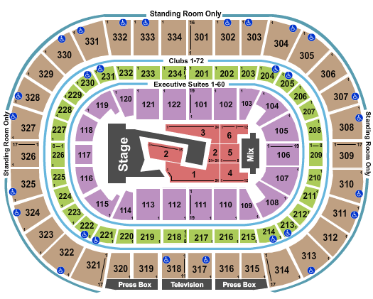 United Center SuperM Seating Chart