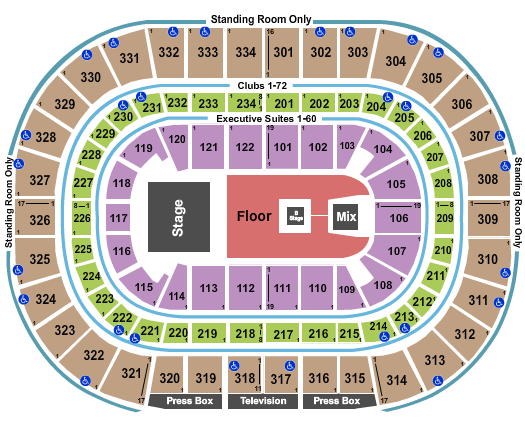 United Center Swedish House Mafia Seating Chart