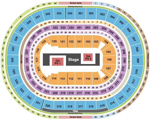 United Center TWICE Seating Chart