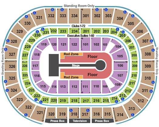 United Center U2 Seating Chart